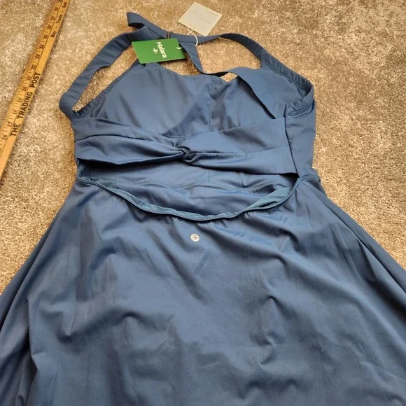 Halara Softlyzero Airy Everyday Activity Dress Blue XL NWT Built-in Shorts - Picture 9 of 10